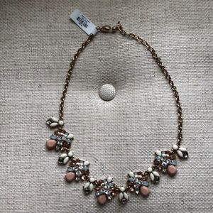 J. Crew Blush Crystal Statement Necklace
